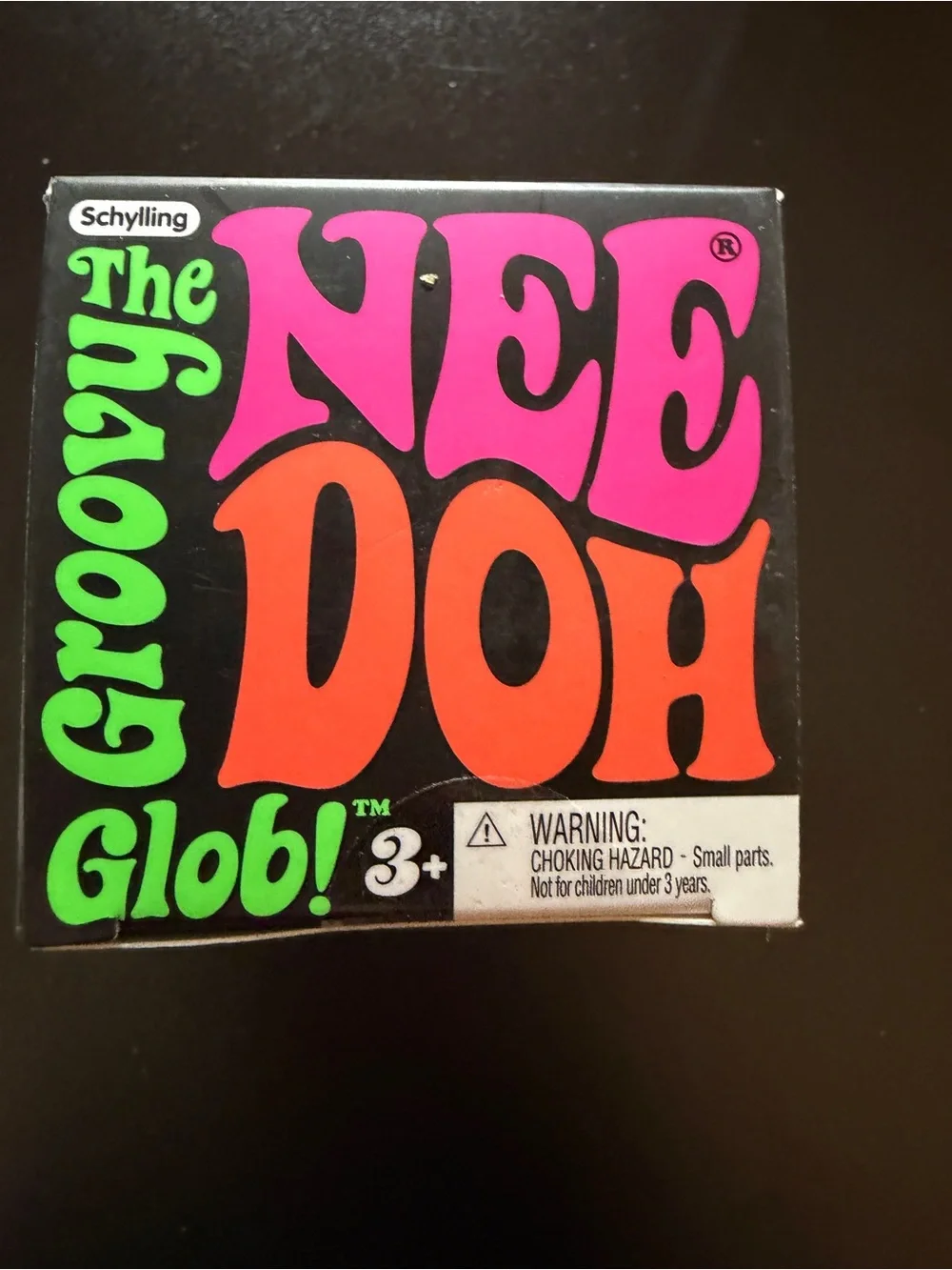 New Nee Doh Schylling Groovy Glob Orange Ball Squishy Toy Squeeze 3+ Sensory